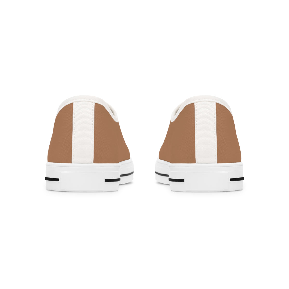 Cocoa Classic Ladies' Two-Tone Low Top Sneakers - Step Into Style – Where Classic Browns Meet Effortless Sophistication!