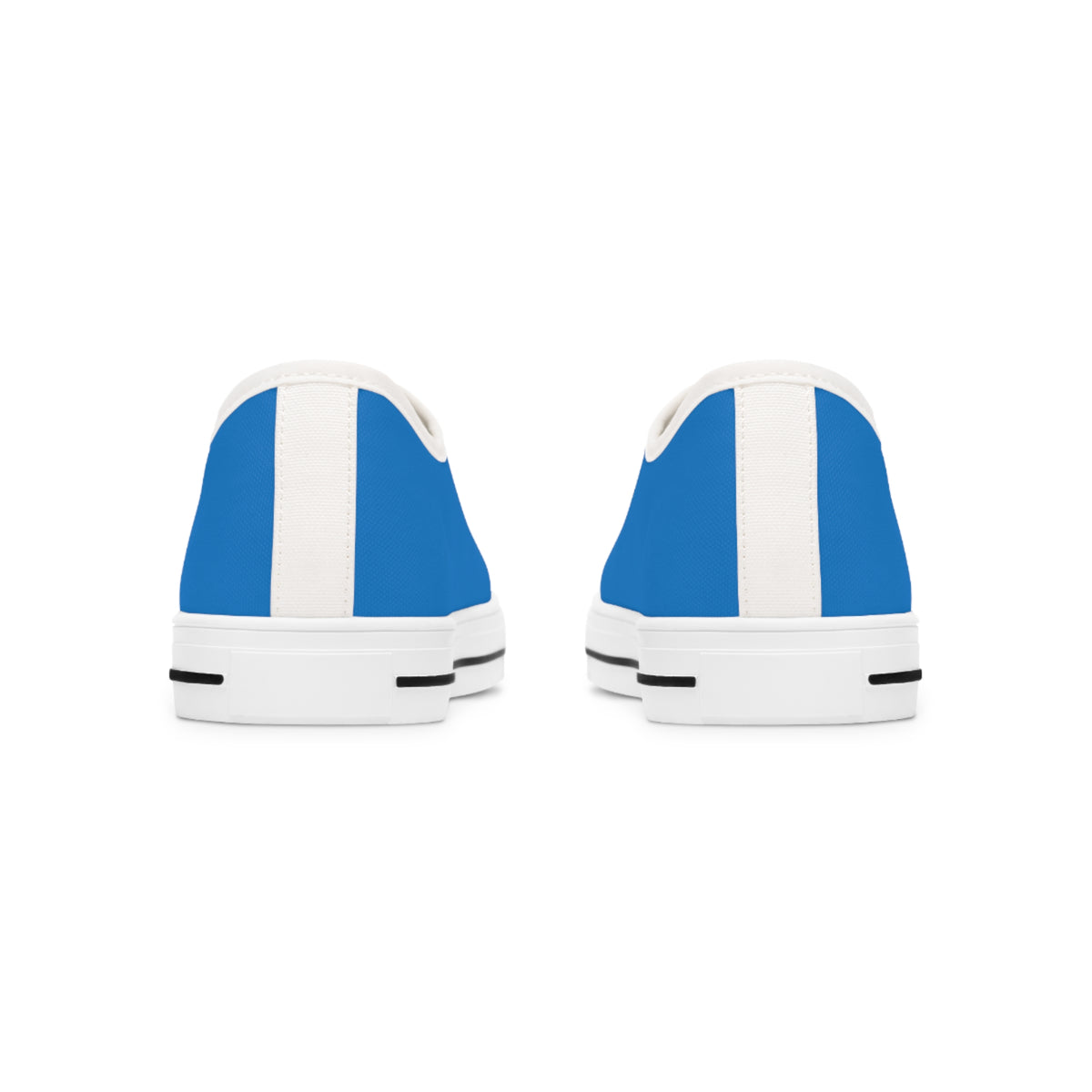 Paradise Blue Ladies' Two-Tone Low Top Sneakers - Ride the Wave – Where Ocean Calm Meets Turquoise Charm!
