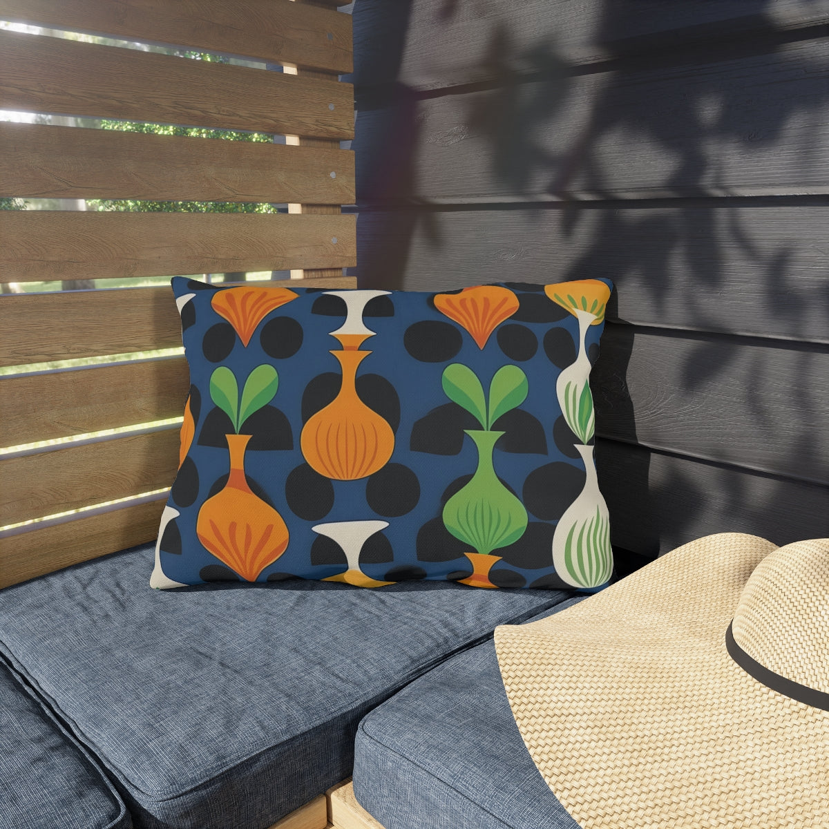 Mod Floating Vases outdoor lumbar pillow product view