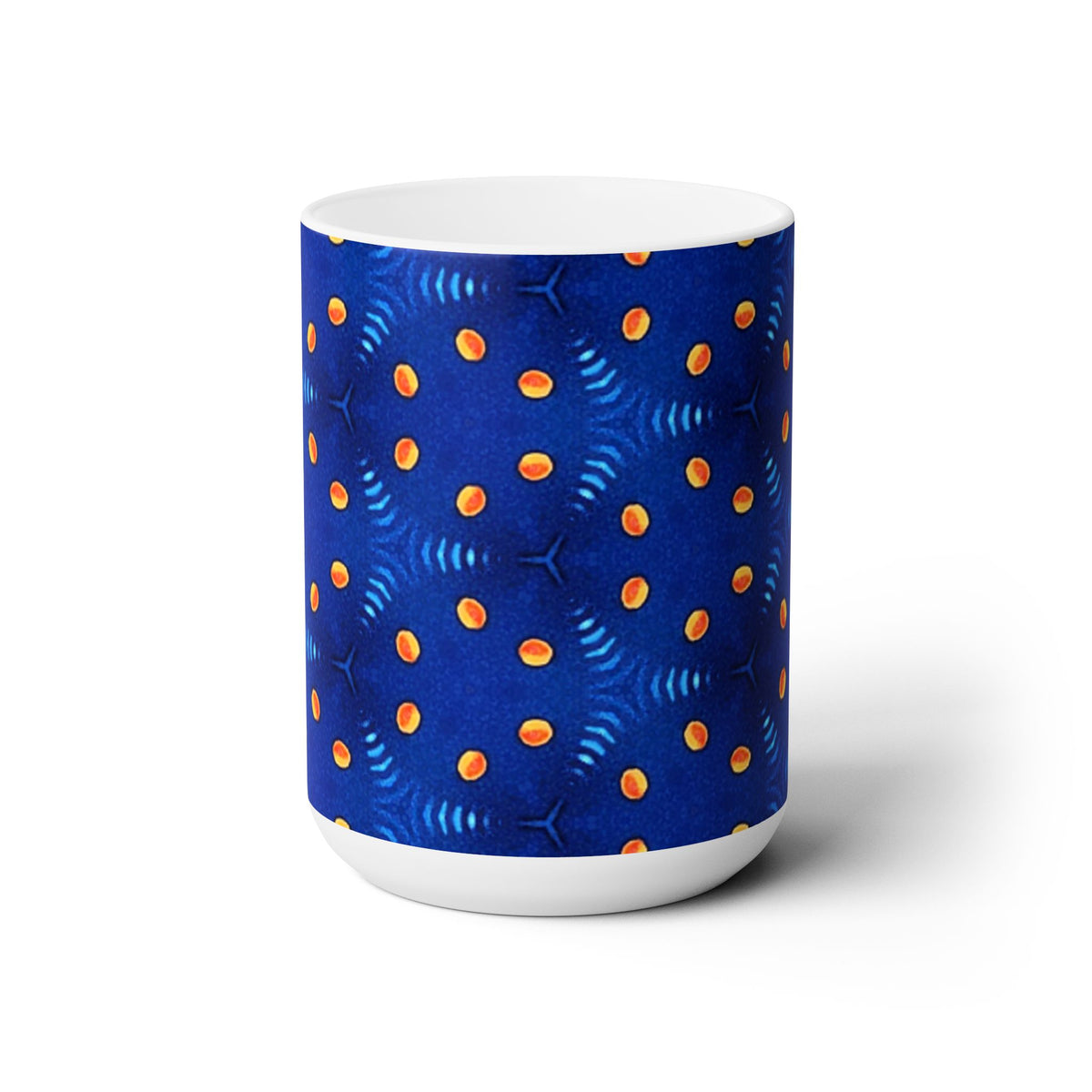 GeoSpark Ceramic Mug - 15 oz - Art on Every Side, Morning Approved.