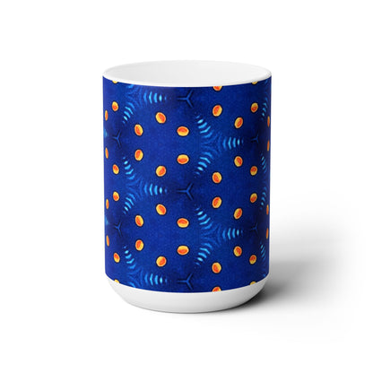 GeoSpark Ceramic Mug - 15 oz - Art on Every Side, Morning Approved.