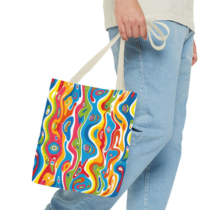 Melting Mirage Tote Bag - Flow Through Life in Artistic Style! Available in 3 sizes.