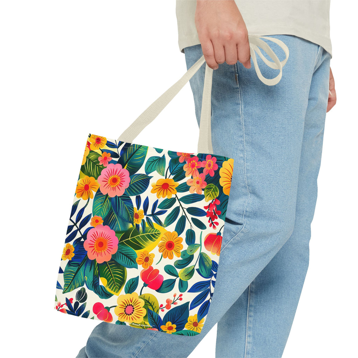 Blossom Bliss Tote Bag - Blossom with Joy on Every Adventure! Available in 3 sizes.