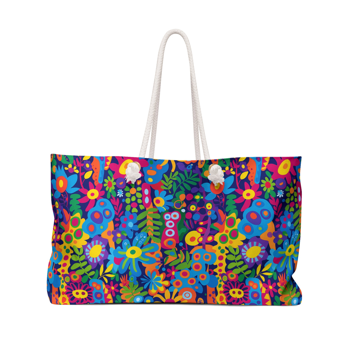 Groovy Garden Weekender Bag - Step into the Groove - Where Retro Vibes Meet Modern Flair!