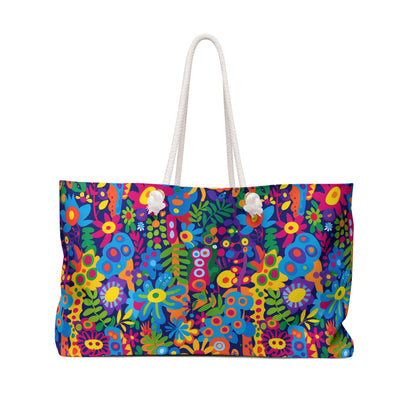 Groovy Garden Weekender Bag - Step into the Groove - Where Retro Vibes Meet Modern Flair!