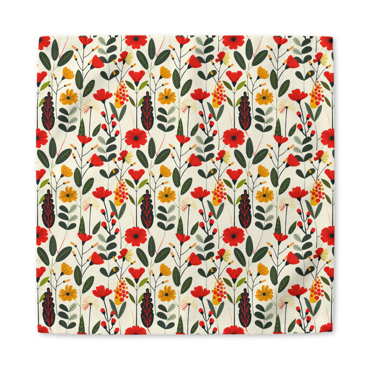 Autumn Bloom Delight cotton twill napkin