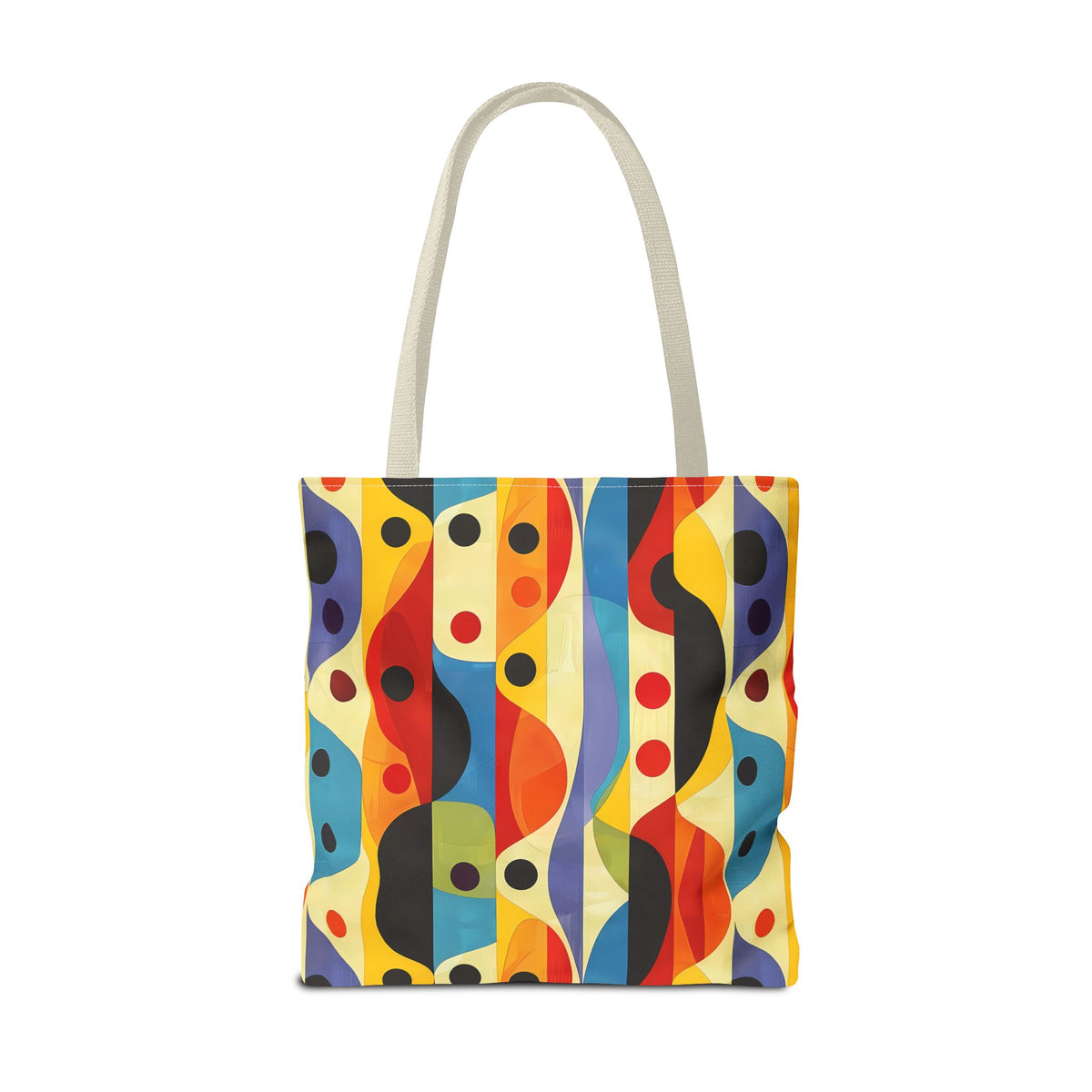 Linear Color Mesa Tote Bag - Travel Boldly, Express Vibrantly! Available in 3 sizes.