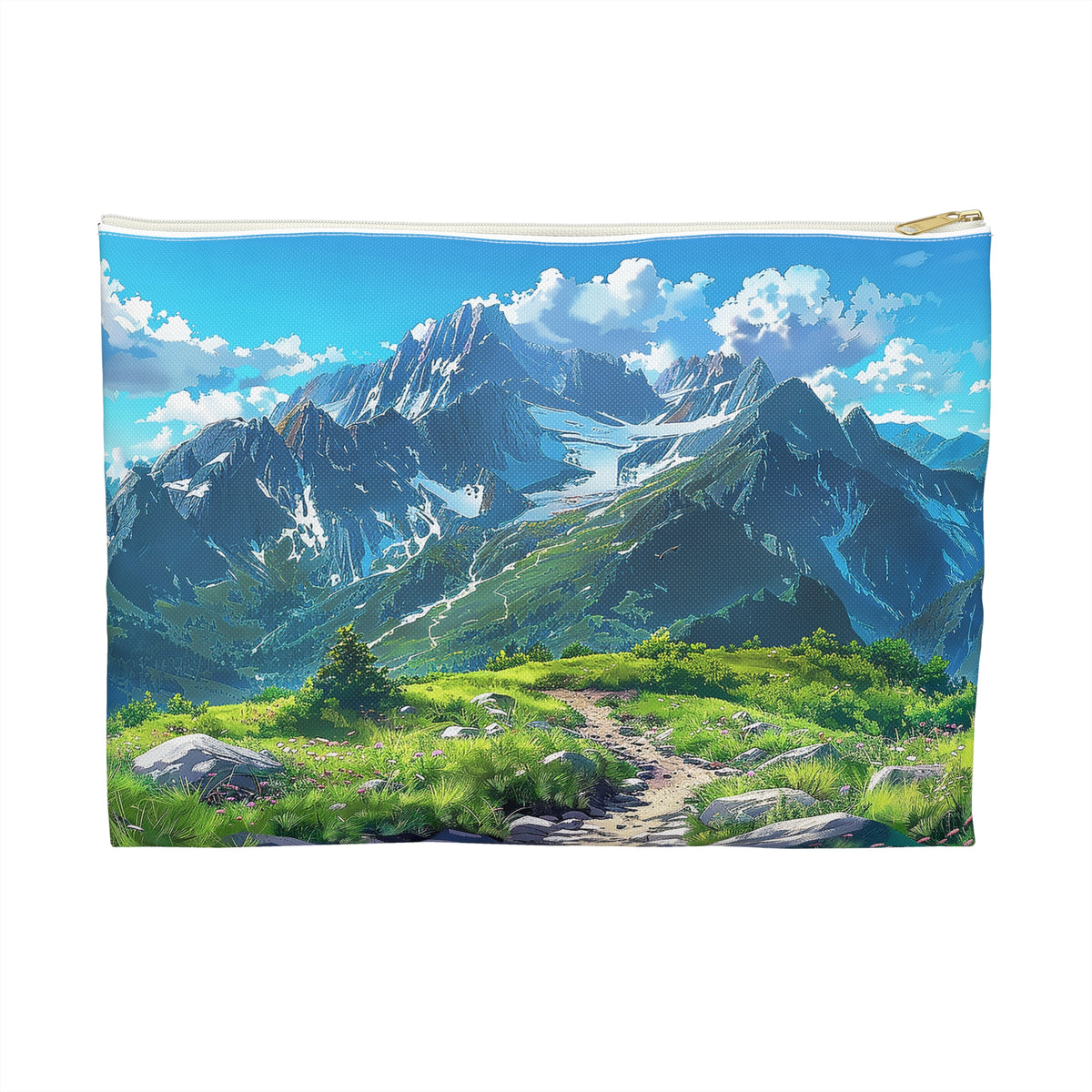 Mountain Hiker's Paradise Accessory Pouch - Carry the Spirit of the Mountains Wherever You Go! Available in 2 sizes.