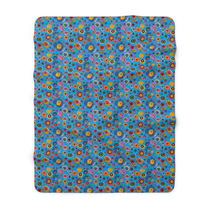 Primordial Sea Life Sherpa Fleece Blanket - Dive into Comfort with Primordial Sea Life Sherpa Fleece! Available in 2 sizes.