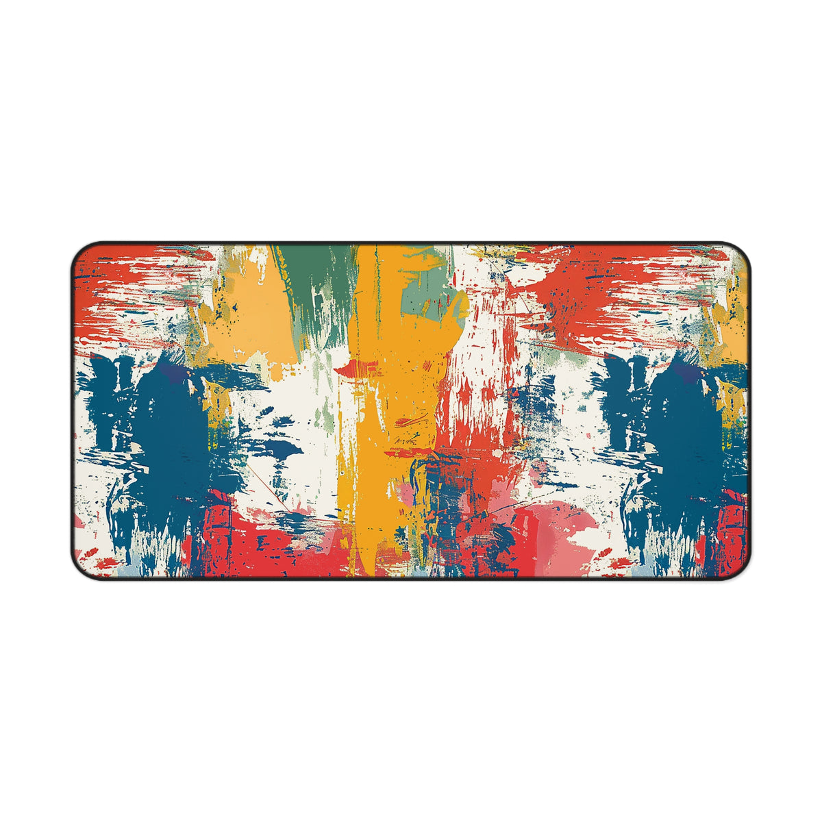 Paint Splash Palette Desk Mat (Desk Pad) - Add a Burst of Color to Your Workspace! Available in 3 sizes.