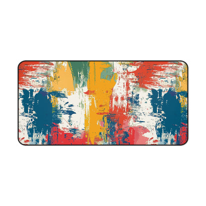 Paint Splash Palette Desk Mat (Desk Pad) - Add a Burst of Color to Your Workspace! Available in 3 sizes.