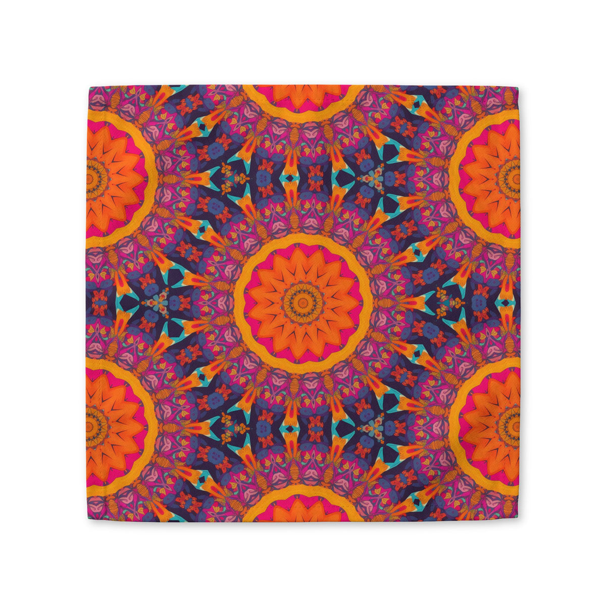 Fiery Mosaic Magic cotton twill napkin