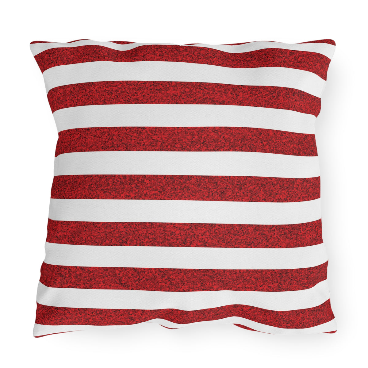 Sparkle Stripes Square Outdoor Pillow - Spun Polyester - Double-Sided Print - Concealed Zipper - Available in 3 sizes.