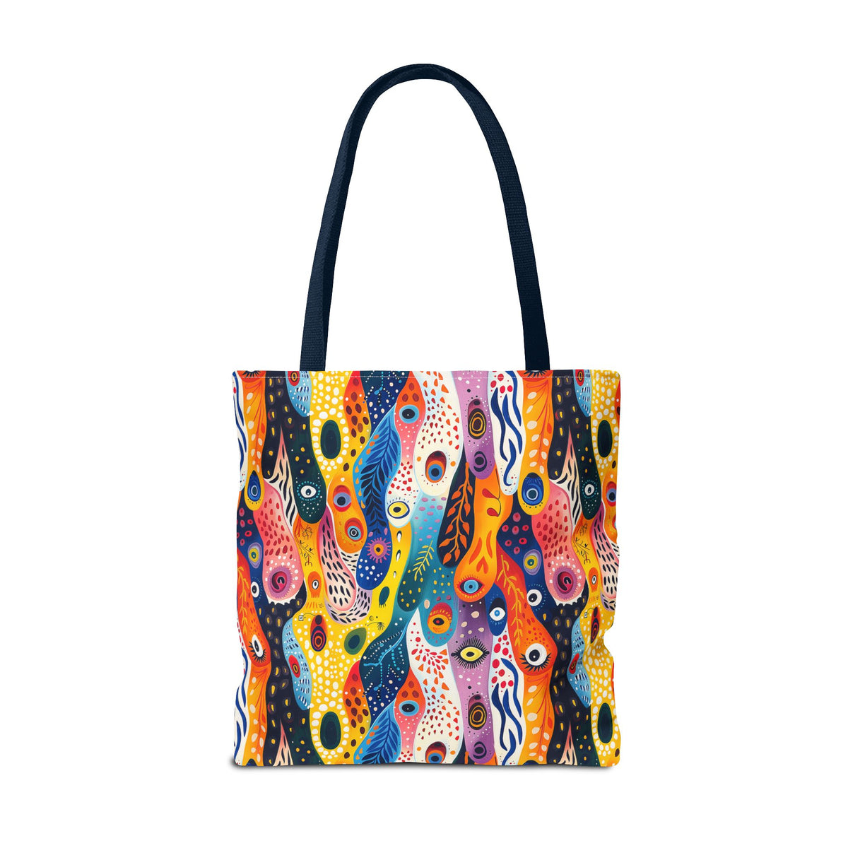 Whimsical Wavy Wonders Tote Bag - Ride the Wave of Whimsy! Available in 3 sizes.