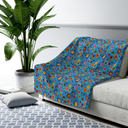 Primordial Sea Life Sherpa Fleece Blanket - Dive into Comfort with Primordial Sea Life Sherpa Fleece! Available in 2 sizes.