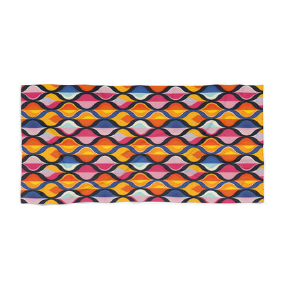 Lattice Dreams Luxurious Beach Towel - Wrap Yourself in Vibrant Elegance with Lattice Dreams! Available in 2 sizes.