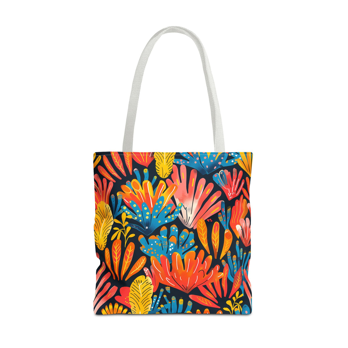 Coral Plume Tote Bag - Carry a Splash of Whimsy with Coral Plume! Available in 3 sizes.