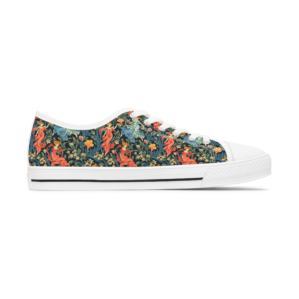 Dance of the Goddesses Ladies' Low Top Sneakers - Let Your Inner Goddess Shine With Every Step!