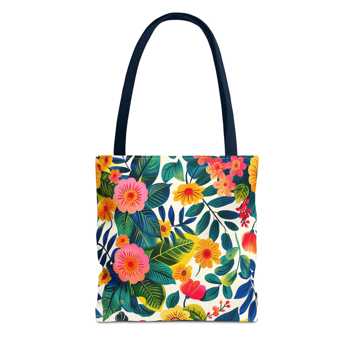 Blossom Bliss Tote Bag - Blossom with Joy on Every Adventure! Available in 3 sizes.