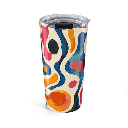 Oceanic Color Splash Insulated Tumbler - 20 oz. Stainless Steel, Glossy Finish