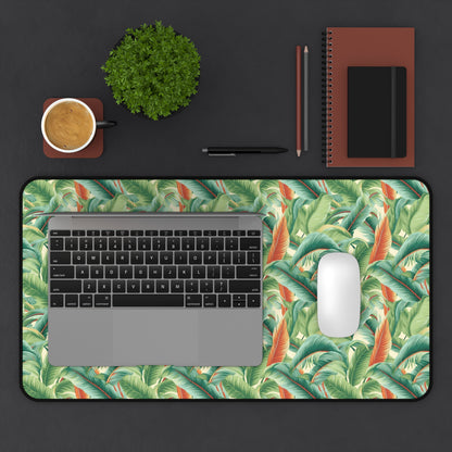 Tropical Old Miami Desk Mat (Desk Pad) - Bring the Tropics to Your Desktop! Available in 3 sizes.