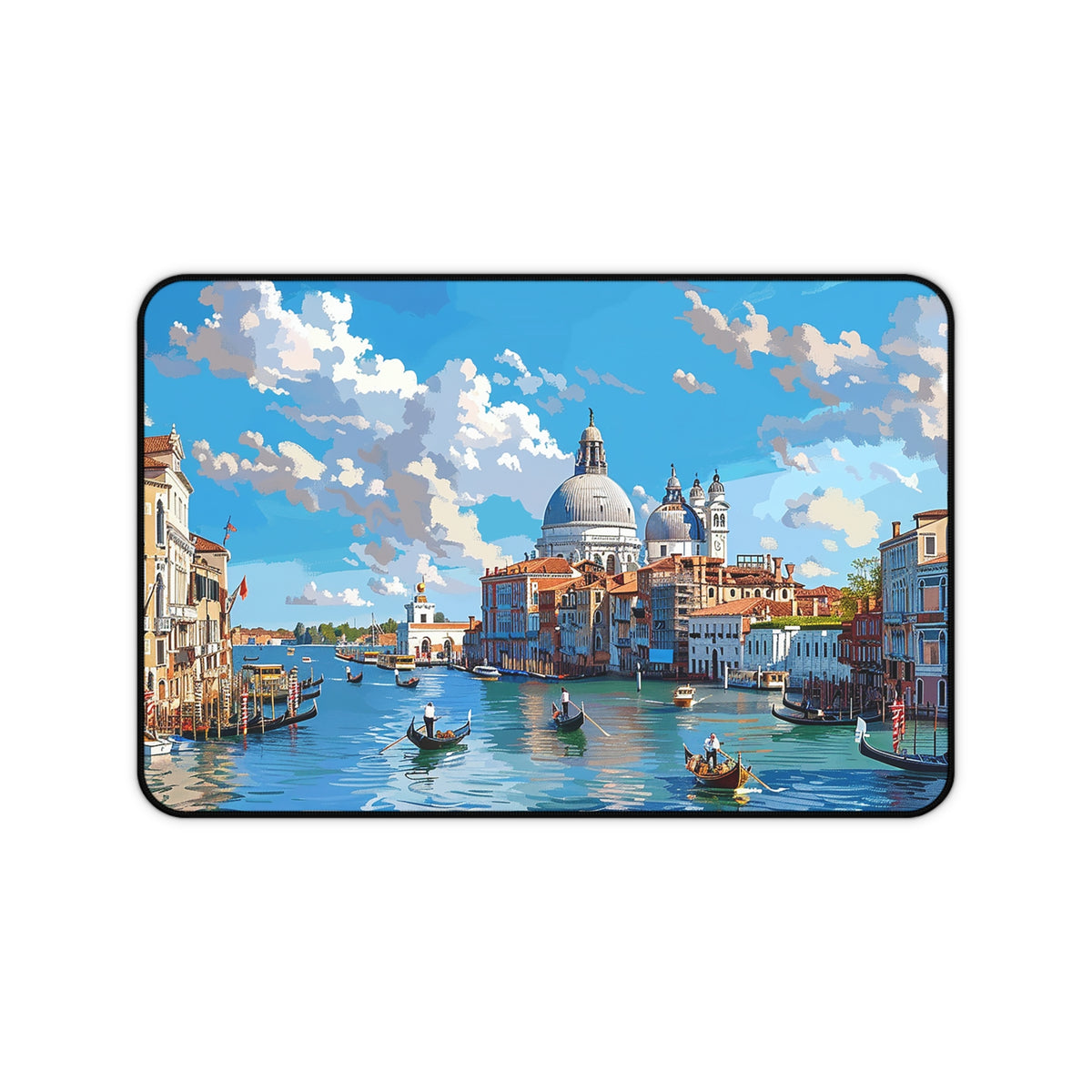 Venetian Grand Canal Desk Mat (Desk Pad) - Glide Through Your Workday with Venetian Elegance! Available in 3 sizes.