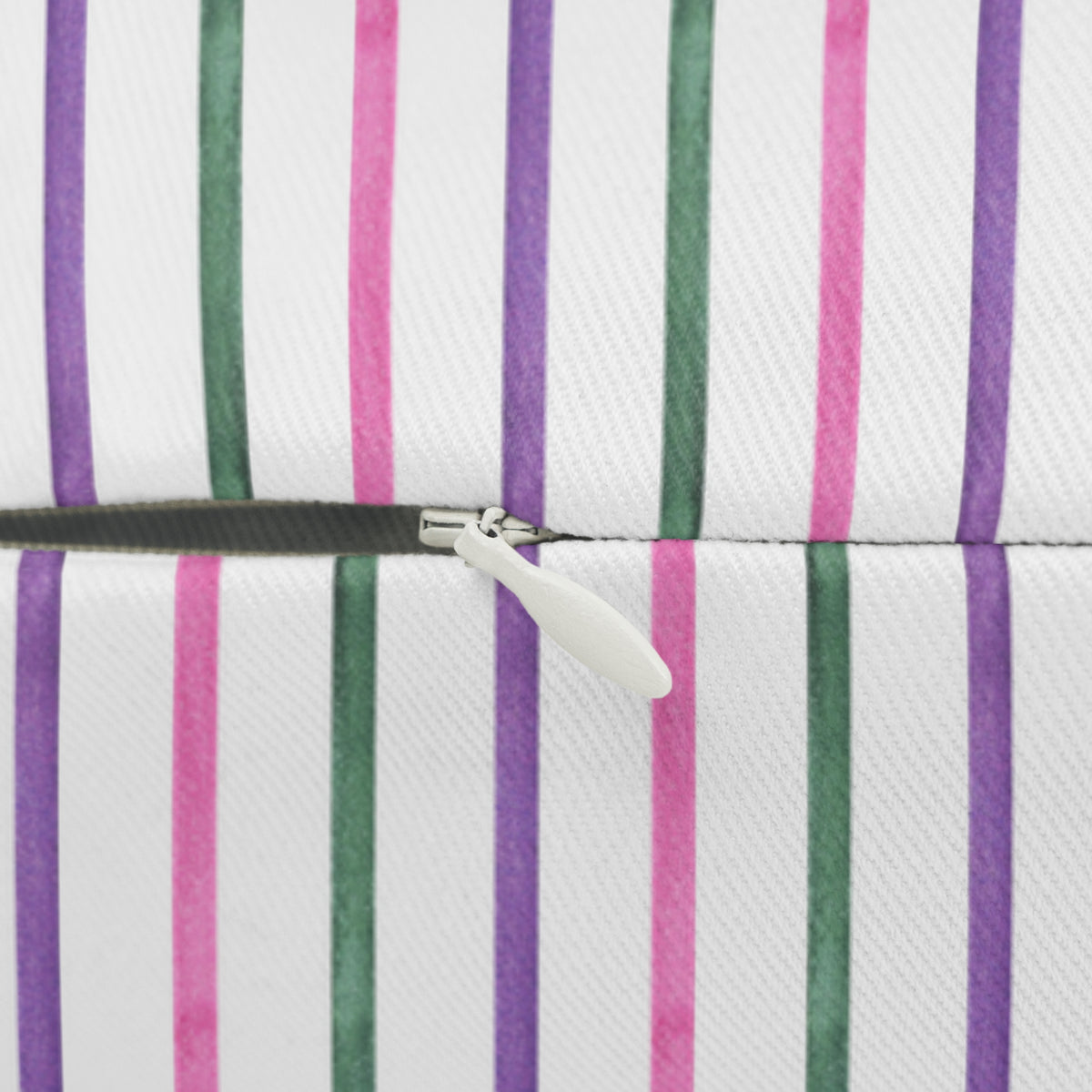 Sorbet Stripe Lumbar Pillow - Spun Polyester - Double-Sided Print - Concealed Zipper - 20" x 14"