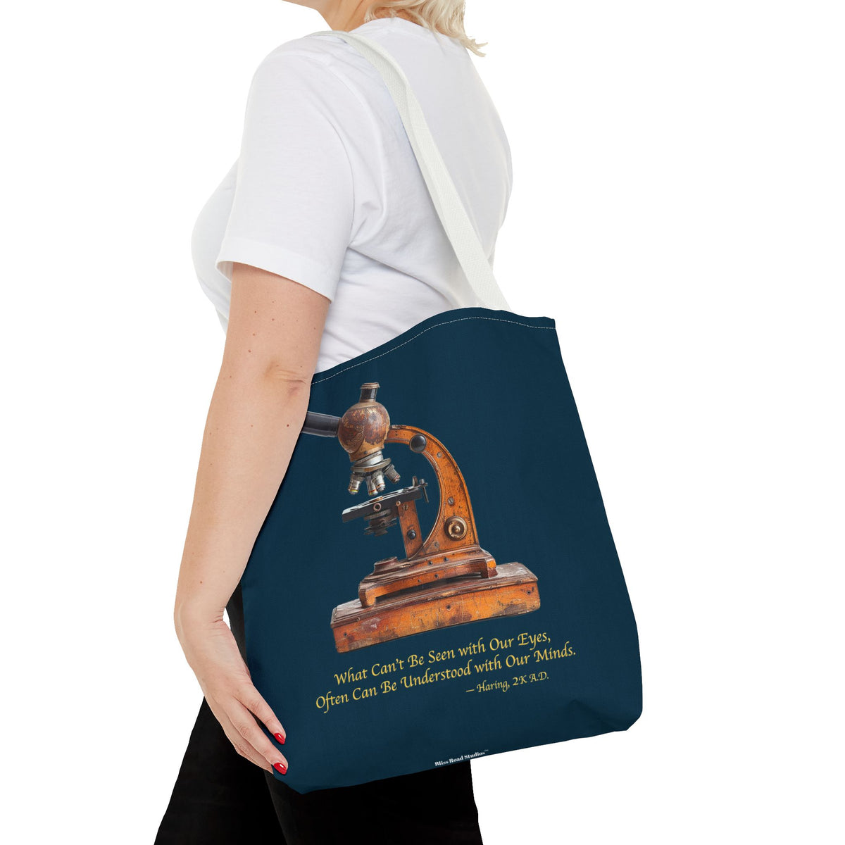Golden Insight Tote Bag - Where Curiosity Meets Creativity! Available in 3 sizes.