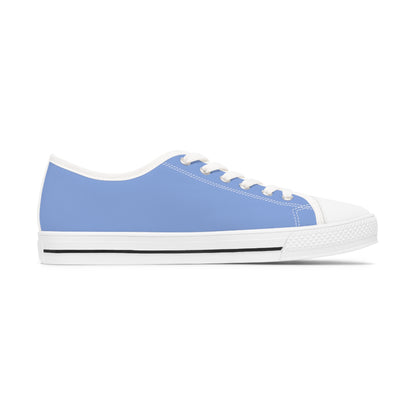 Purple Daze Ladies' Two-Tone Low Top Sneakers - Step Into Whimsy – Where Cool Blues Meet Soft Purples!