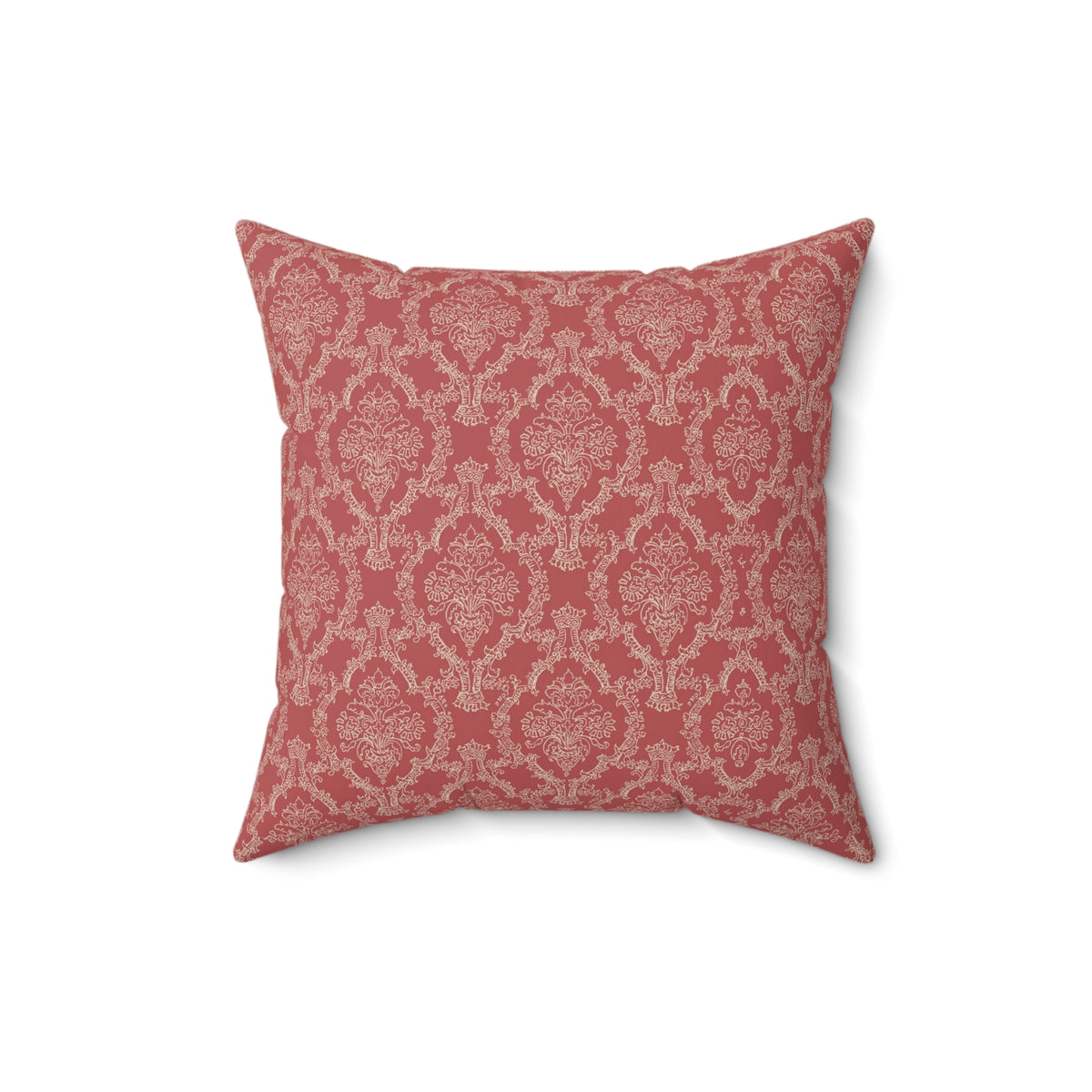 Rose Reverie Square Throw Pillow - Spun Polyester - Double-Sided Print - Concealed Zipper - Available in 4 sizes.