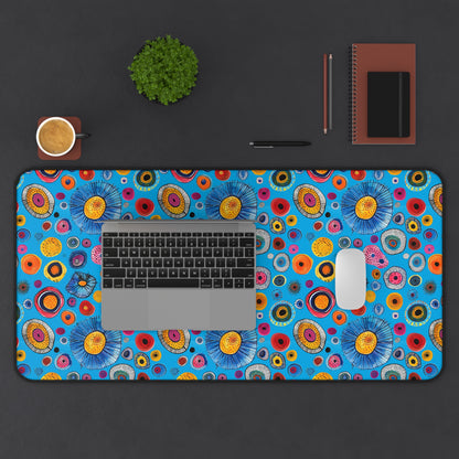 Primordial Sea Life Desk Mat (Desk Pad) - Dive Deep into Creativity! Available in 3 sizes.