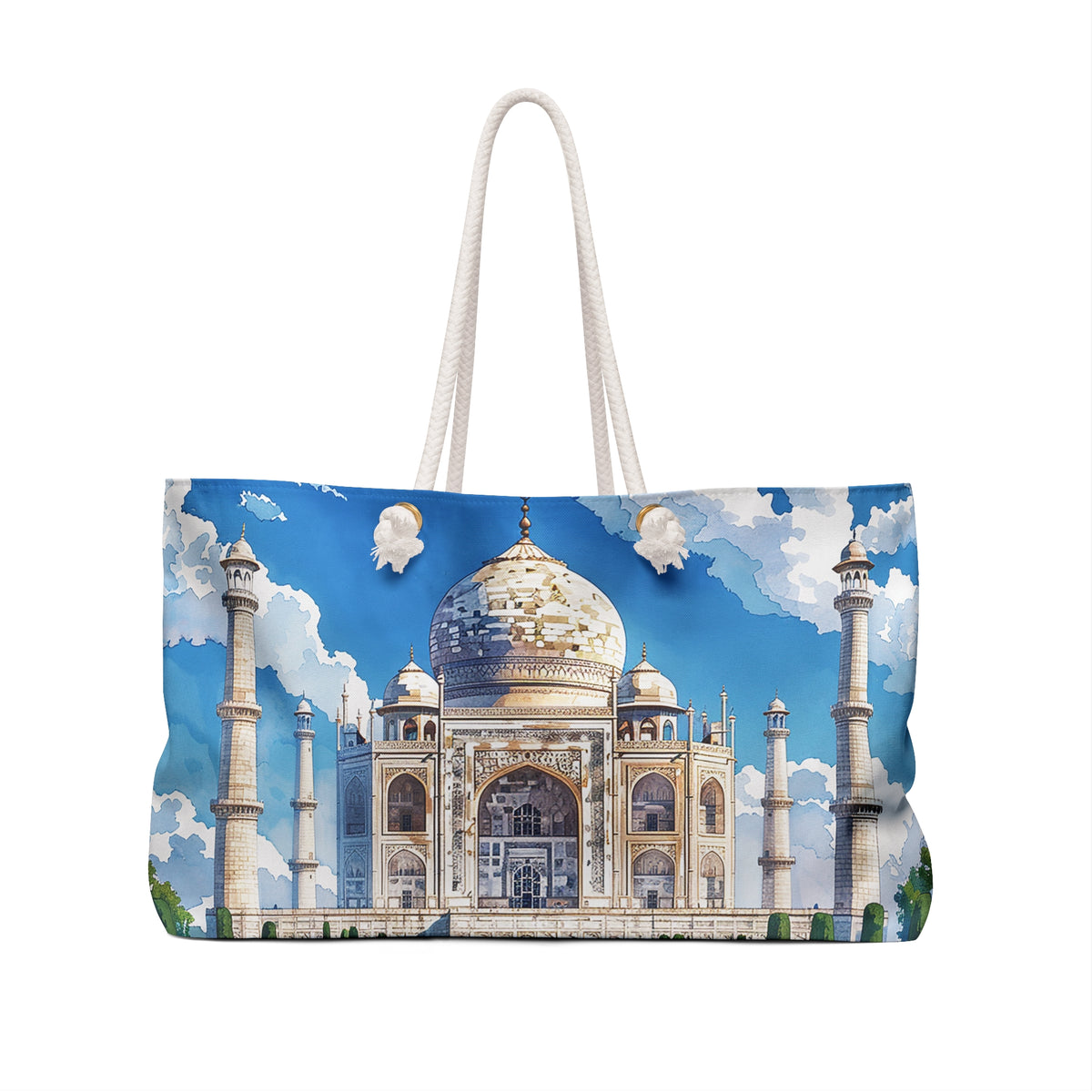 Majestic Taj Mahal Weekender Bag - Carry the Grandeur of the Taj Mahal Wherever You Go!