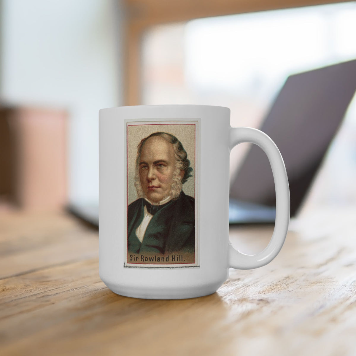 Inventor Series: Sir Rowland Hill Ceramic Mug - 15 oz - First-Class Sipping, Penny Post Approved!