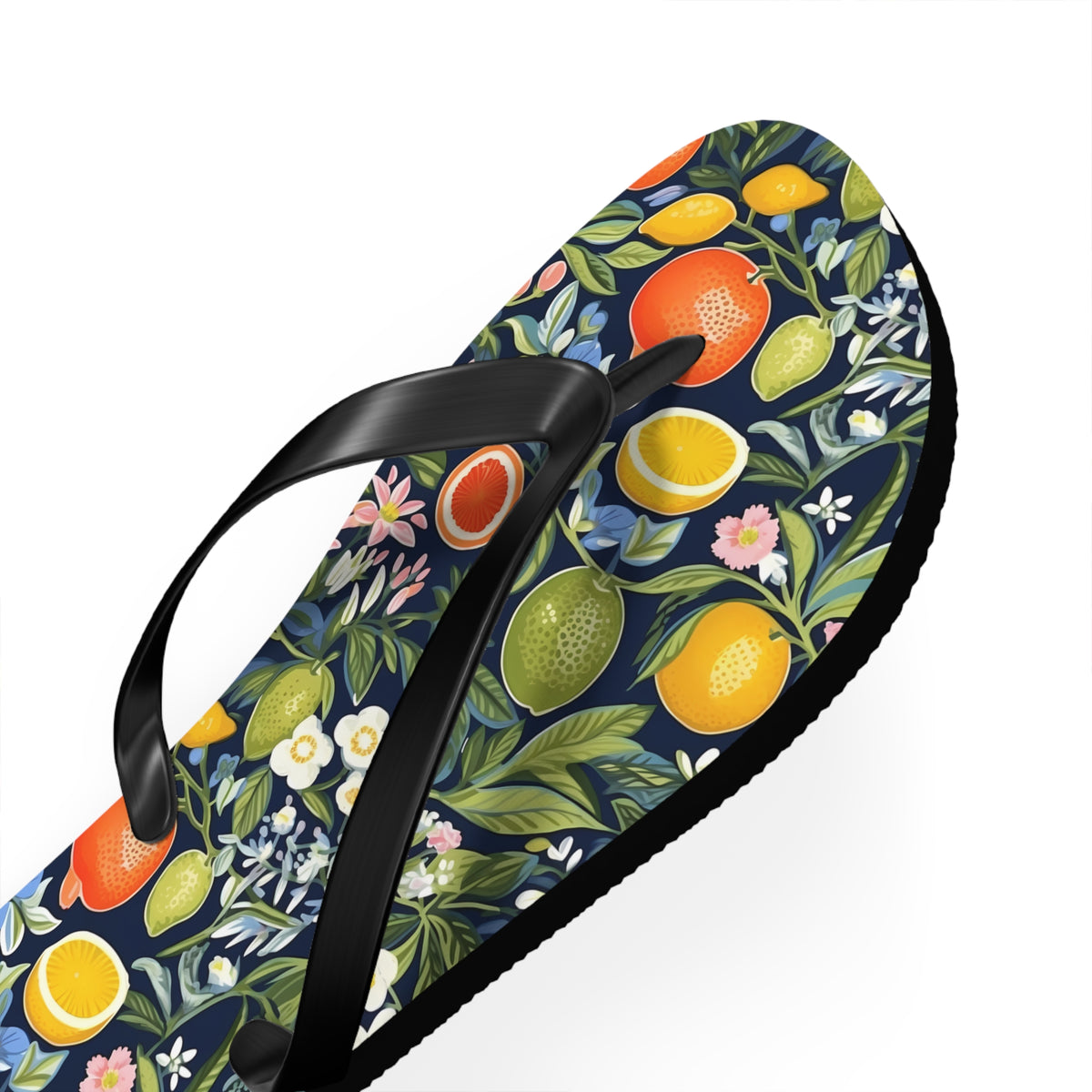 Magical Fruitiness Flip Flops. 5/8" Thick Comfortable Summer or Winter Gym/Sauna Footwear for Men and Women.