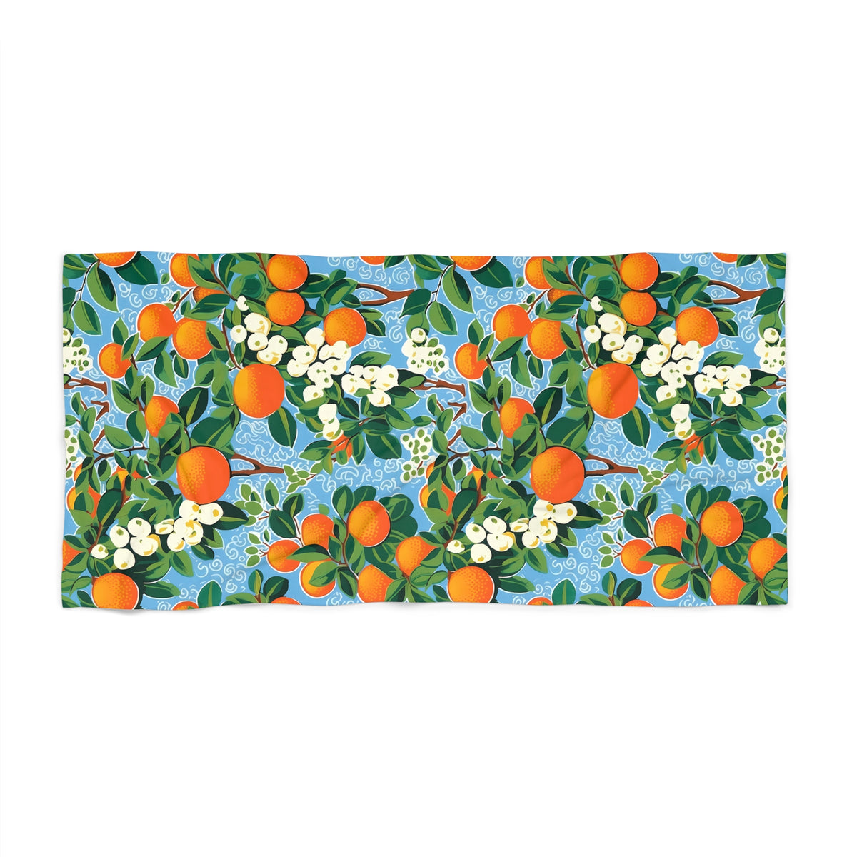 Citrus Blue Bliss Luxurious Beach Towel - Where Vibrancy Meets Comfort! Available in 2 sizes.
