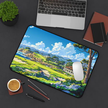 Coastal Fairway Escape Desk Mat (Desk Pad) - Bring the Beauty of the Green to your Desk! Available in 3 sizes.