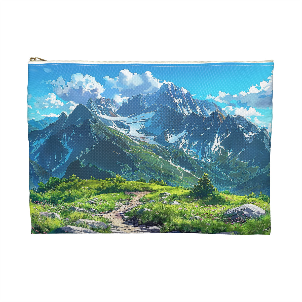 Mountain Hiker's Paradise Accessory Pouch - Carry the Spirit of the Mountains Wherever You Go! Available in 2 sizes.