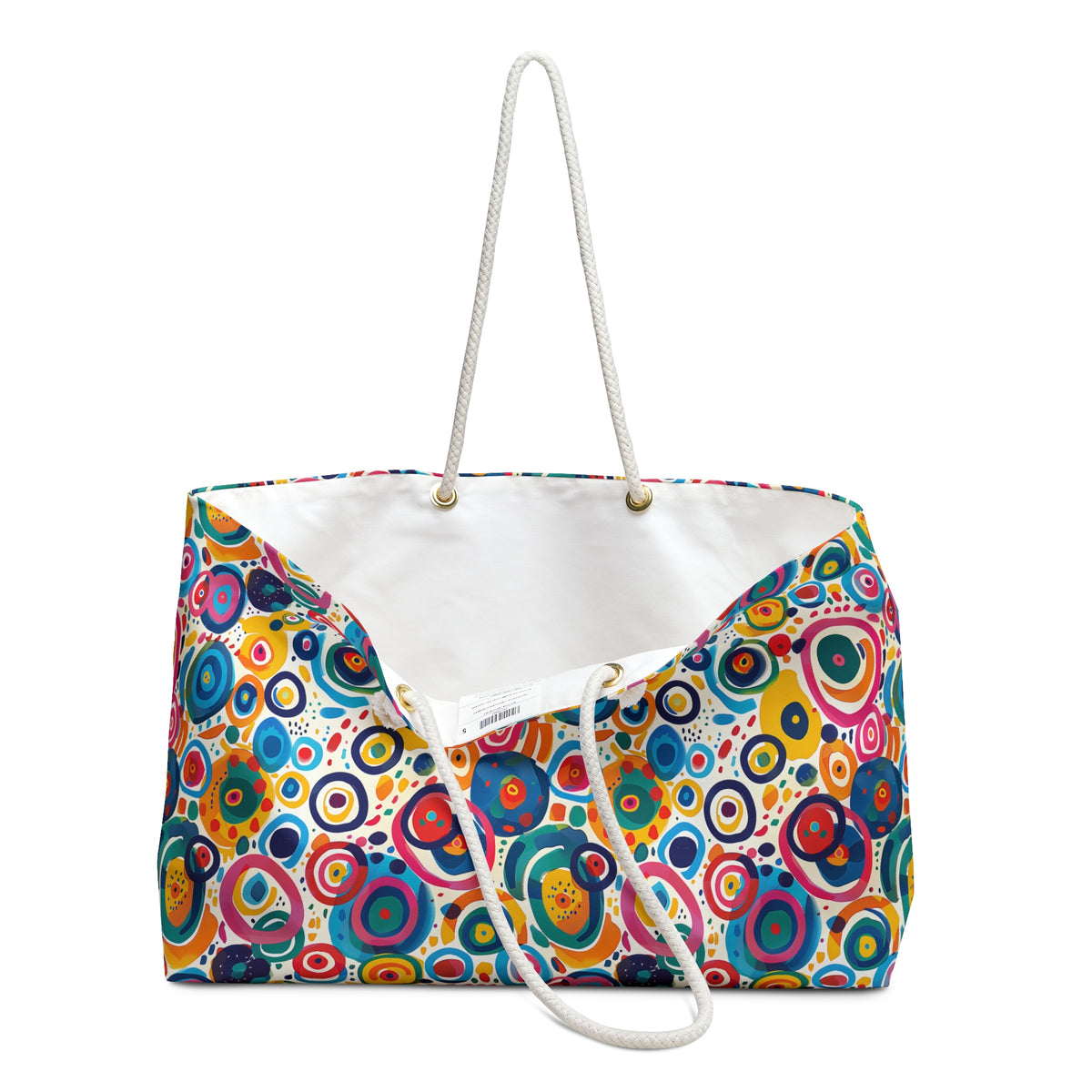 Pop Art Swirls Weekender Bag - Unleash Your Colorful Side - Travel with a Twist of Whimsy!