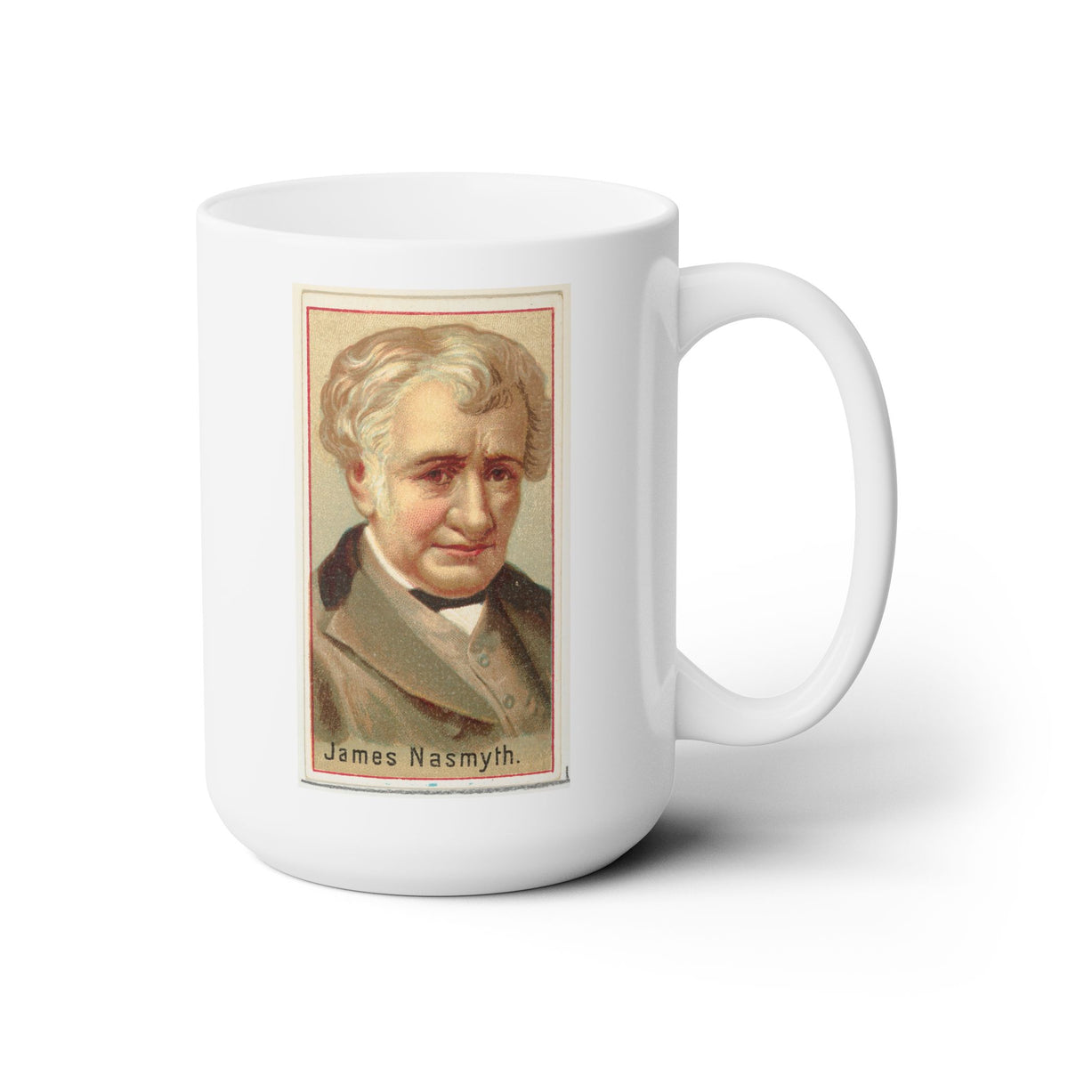 Inventor Series: James Nasmyth Ceramic Mug - 15 oz - Forge Ahead with Every Sip!