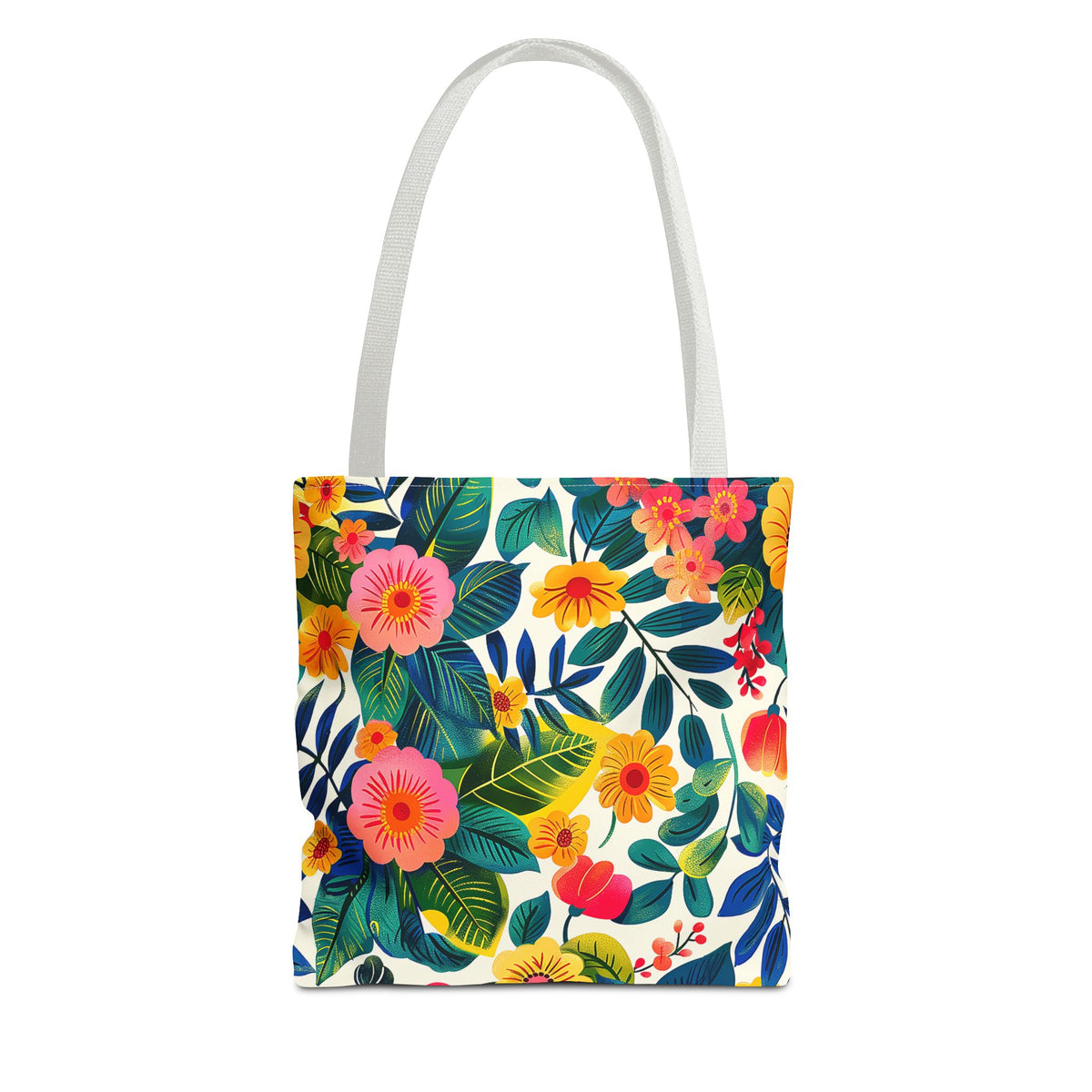 Blossom Bliss Tote Bag - Blossom with Joy on Every Adventure! Available in 3 sizes.