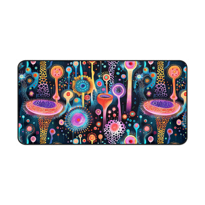 Surreal Seascape Forest Desk Mat (Desk Pad) - Step into a Futuristic Dreamscape! Available in 3 sizes.