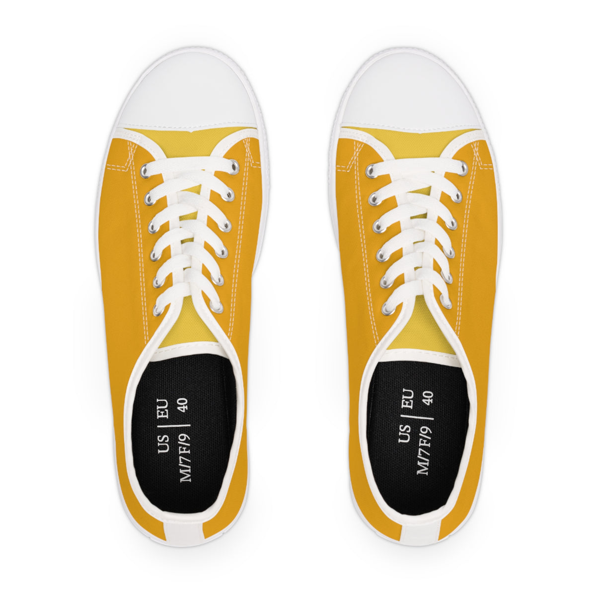 Buttercup Ladies' Two-Tone Low Top Sneakers - Step Into Sunshine – Where Subtle Elegance Meets Playful Charm!
