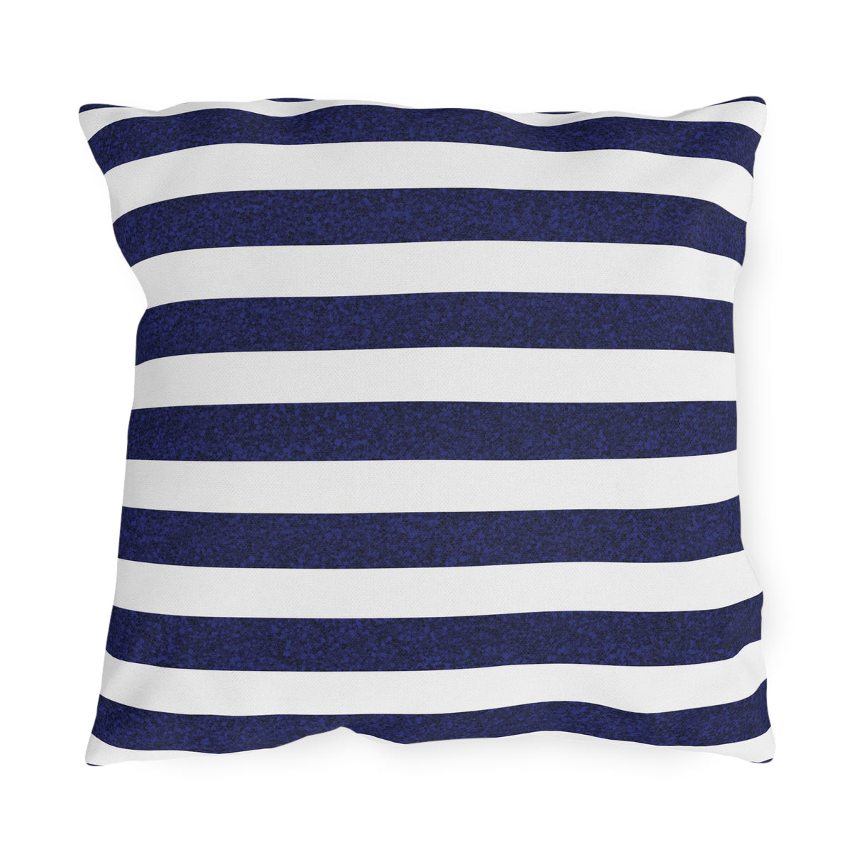 Classic Stripes Celebration Square Outdoor Pillow - Spun Polyester - Double-Sided Print - Concealed Zipper - Available in 3 sizes.