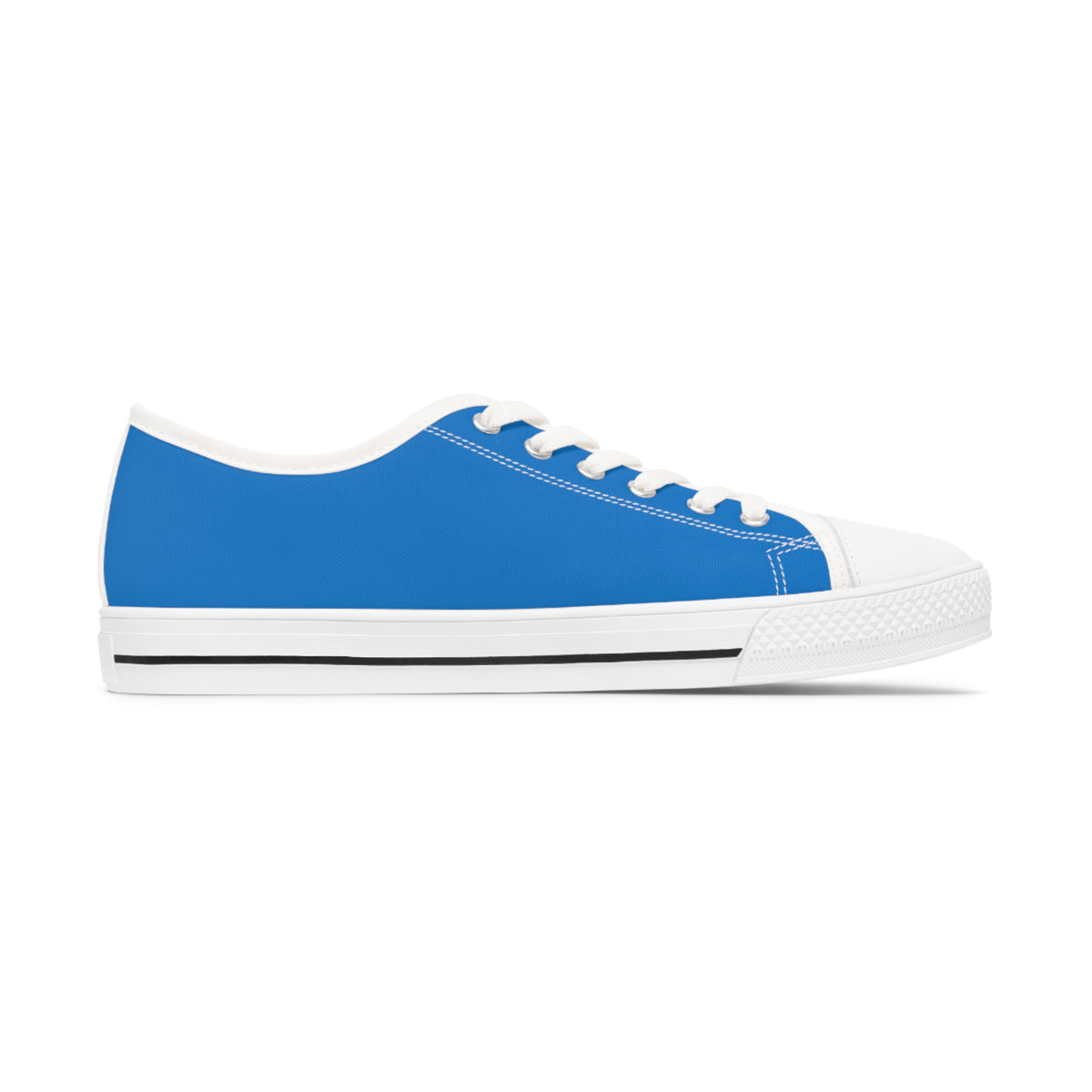 Paradise Blue Ladies' Two-Tone Low Top Sneakers - Ride the Wave – Where Ocean Calm Meets Turquoise Charm!