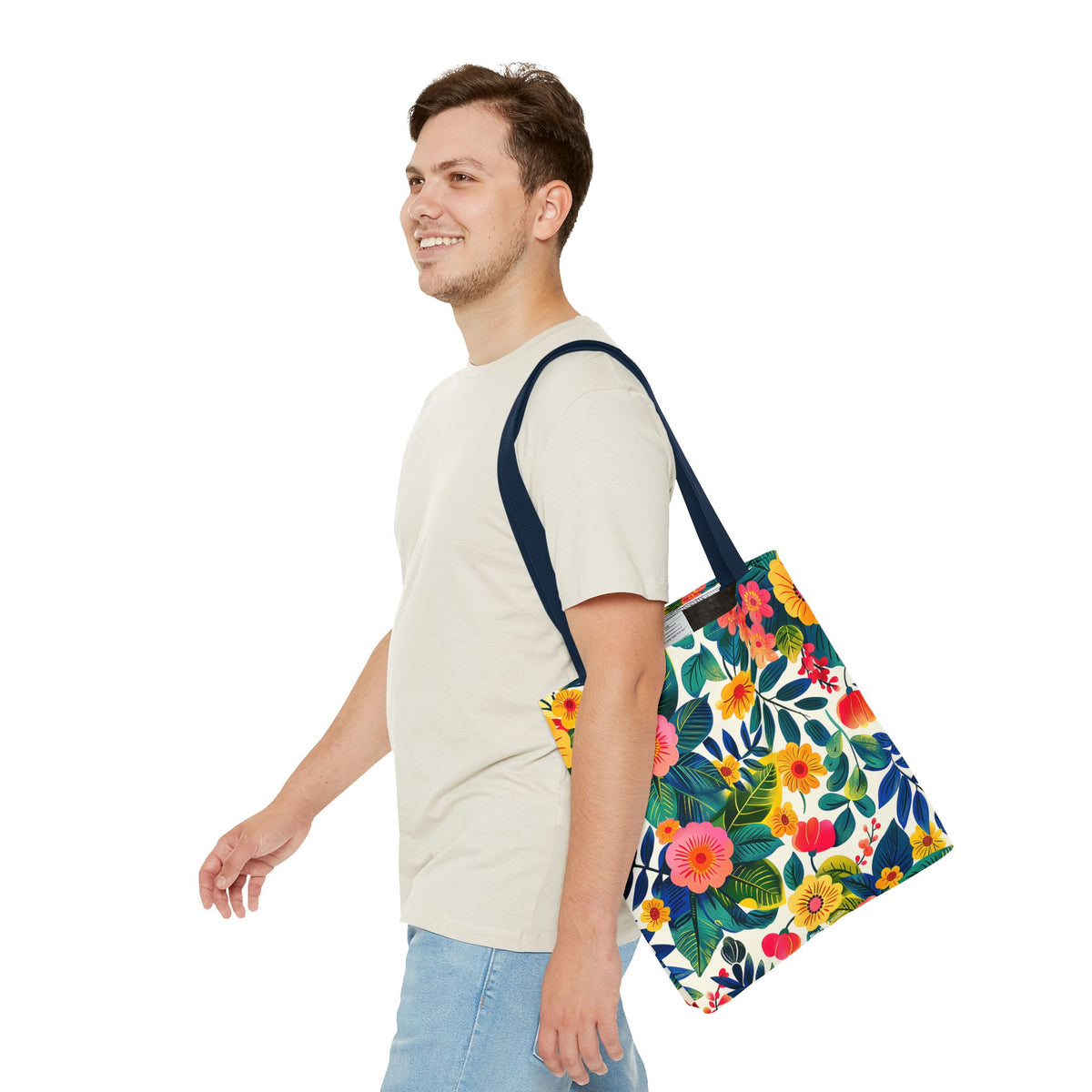 Blossom Bliss Tote Bag - Blossom with Joy on Every Adventure! Available in 3 sizes.