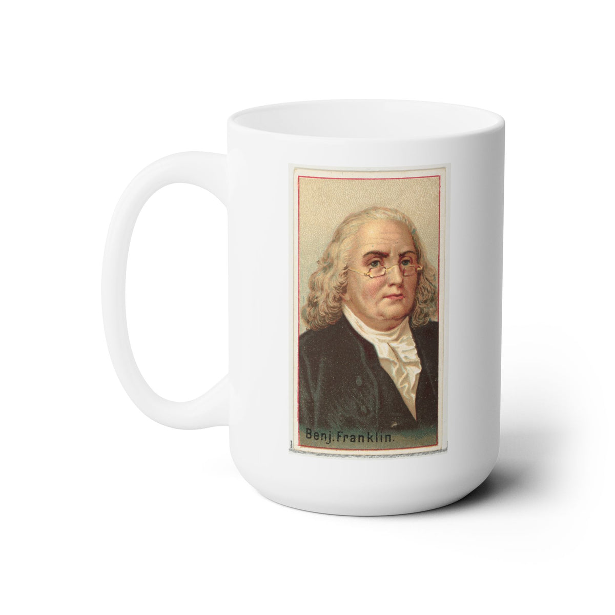 Inventor Series: Benjamin Franklin Ceramic Mug - 15 oz - Bright Ideas with Every Sip!