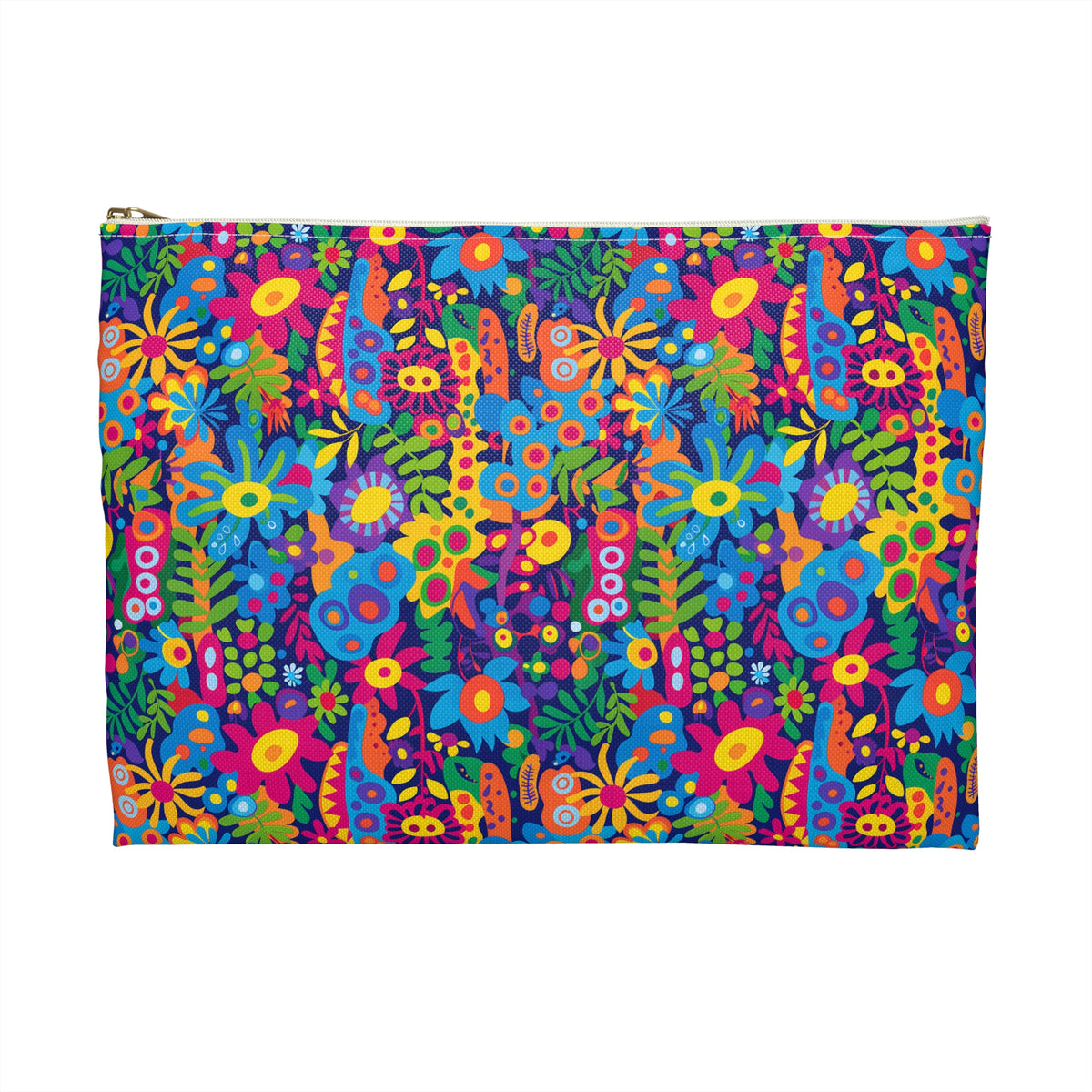 Groovy Garden Accessory Pouch - Step into the Groovy Garden and Let the Vibes Flow! Available in 2 sizes.