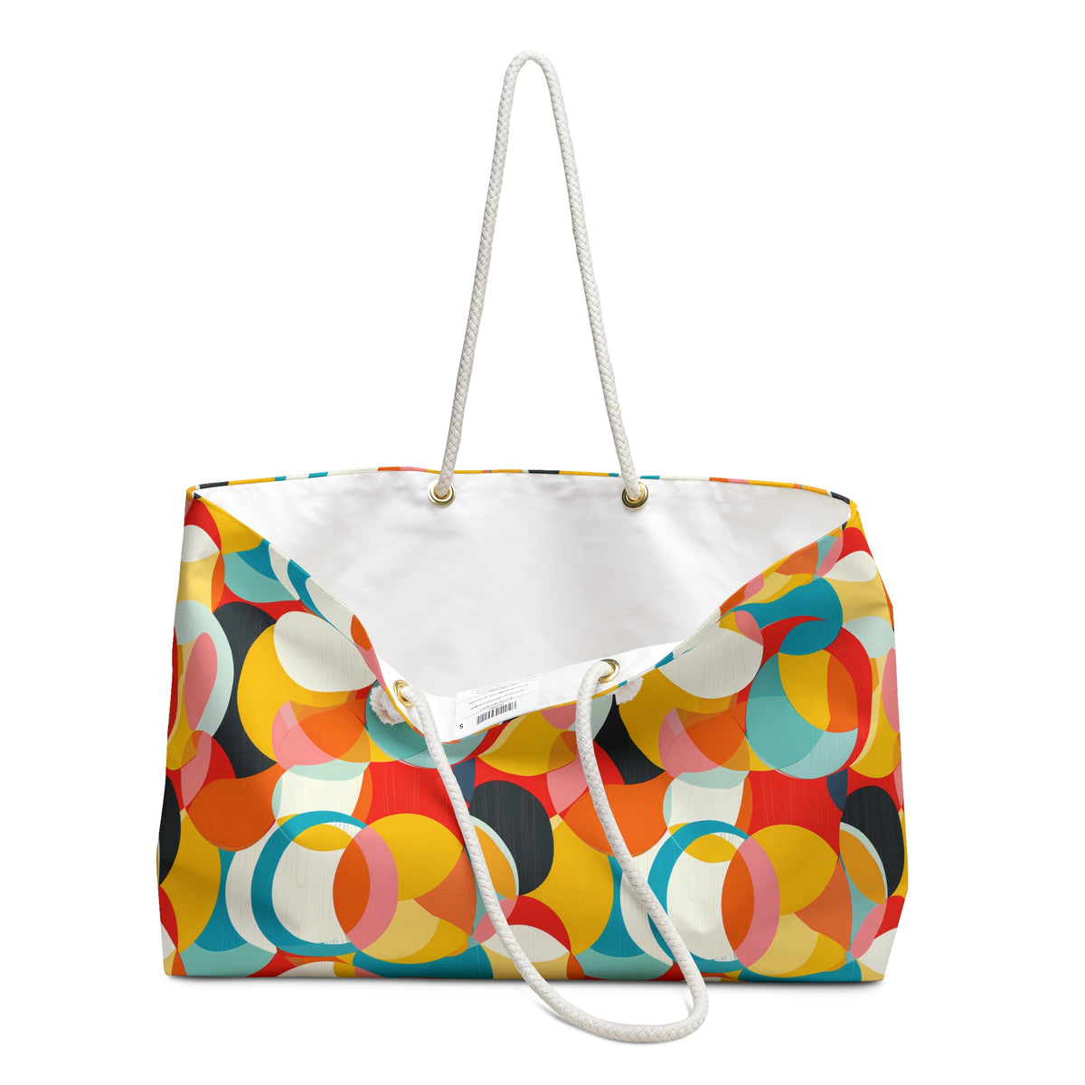 Mod Circle Medley Weekender Bag - Travel in Style - Retro Vibes for Modern Adventures!