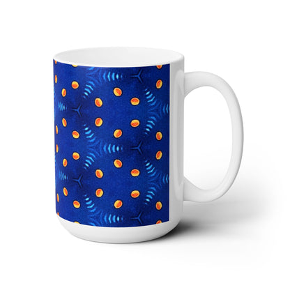 GeoSpark Ceramic Mug - 15 oz - Art on Every Side, Morning Approved.