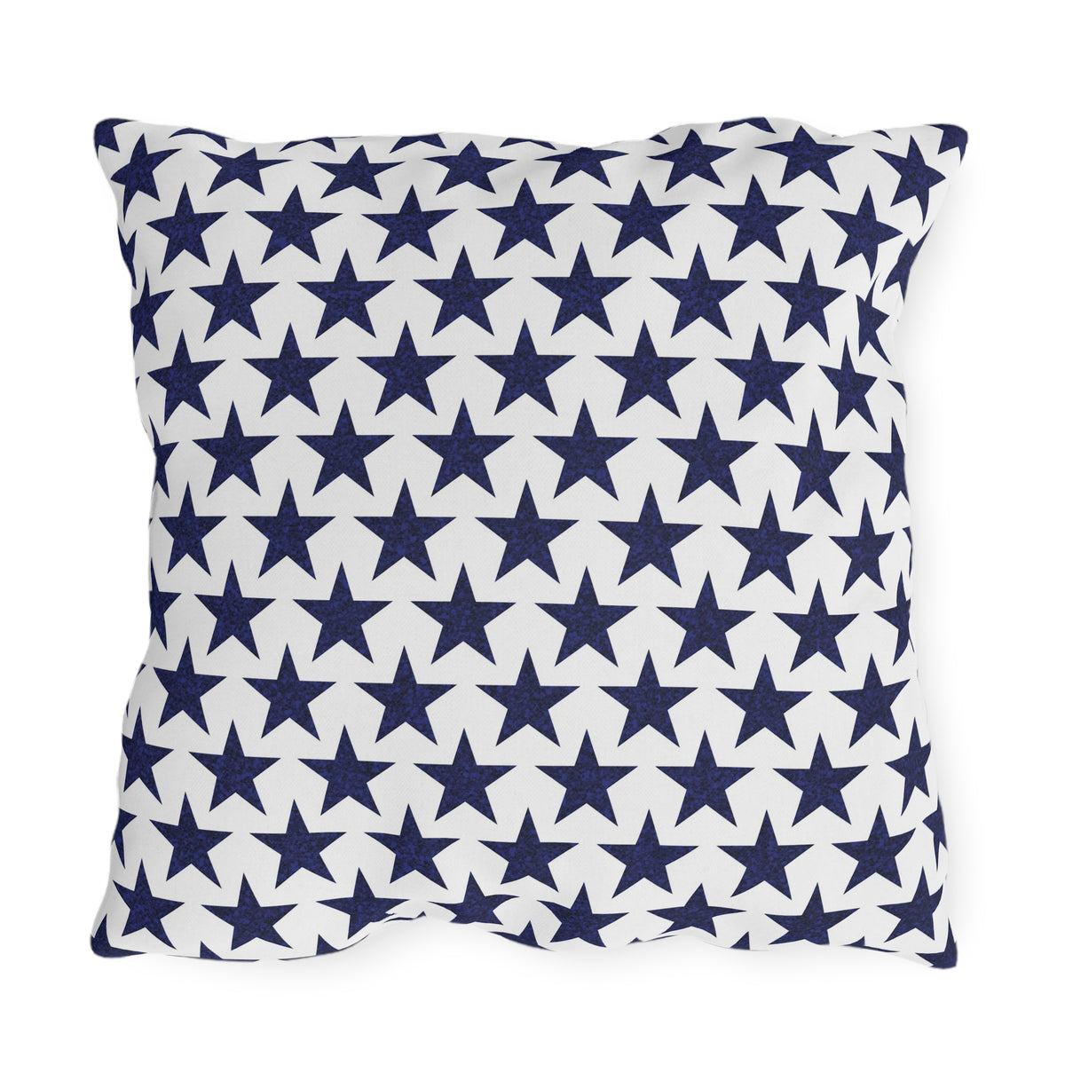 Starry Salute Square Outdoor Pillow - Spun Polyester - Double-Sided Print - Concealed Zipper - Available in 3 sizes.
